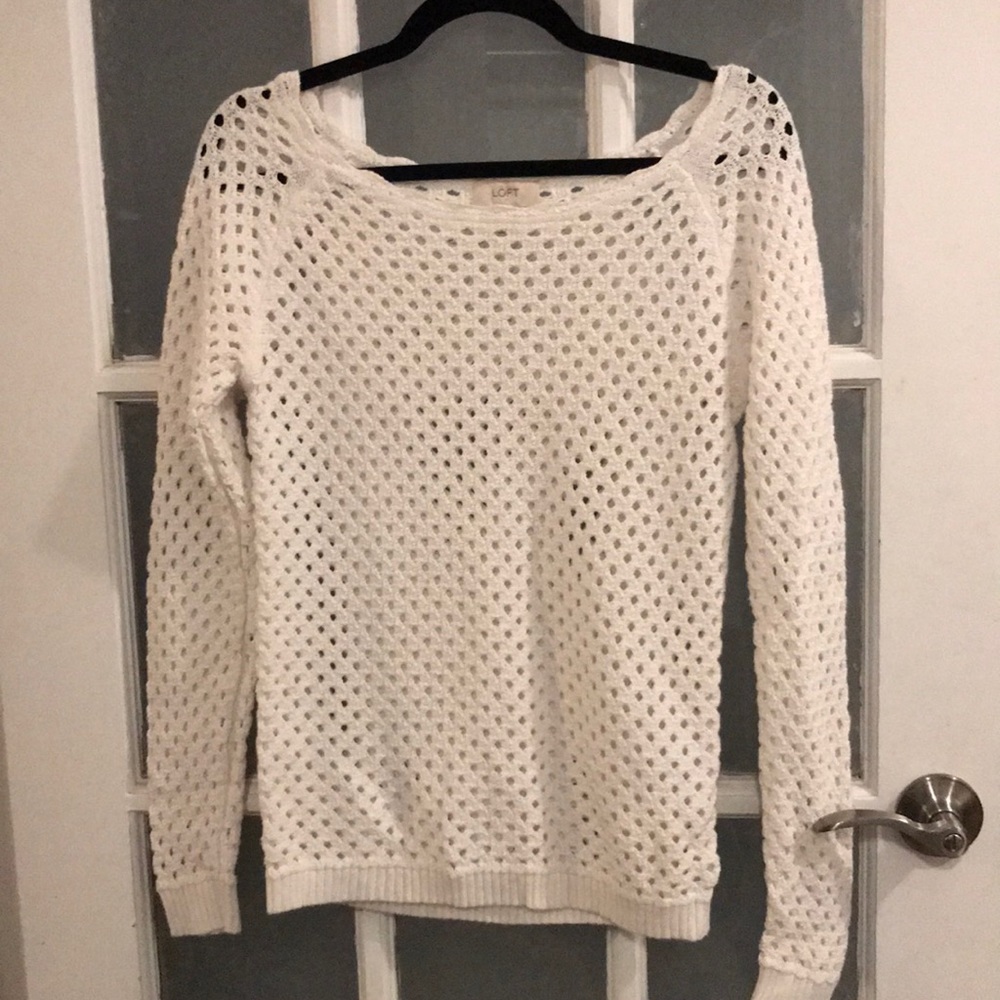 Holey Loft sweater